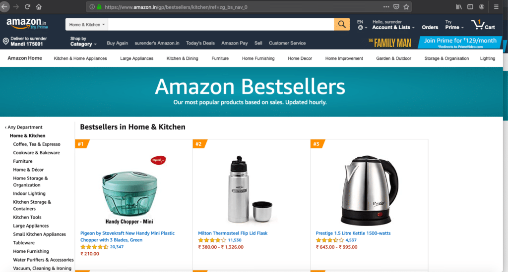 10 best sellers on amazon